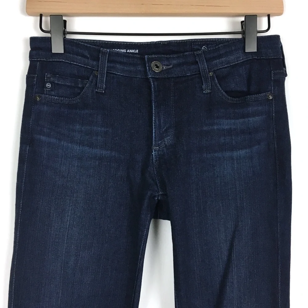 AG Adriano Goldschmied Jeans Legging Ankle Super Skinny Dark Stretch Denim 25R - Picture 2 of 11